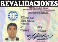 REVALIDACION DE BREVETE EN AREQUIPA